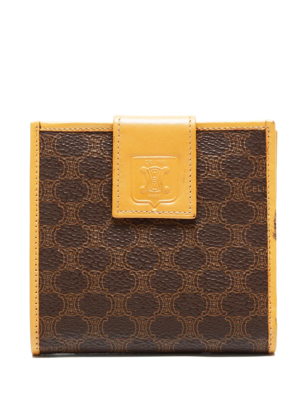 DIOR Pre-owned 1990-2000s Macadam Bifold Wallet In Brown