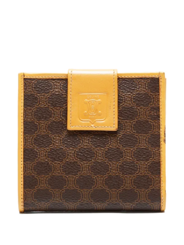 Celine Pre-Owned 1990-2000s Macadam Bifold Wallet | Brown | FARFETCH