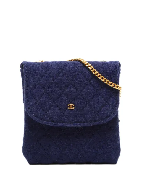CHANEL Pre-Owned 1990s mini gesteppte Umhängetasche mit Logo
