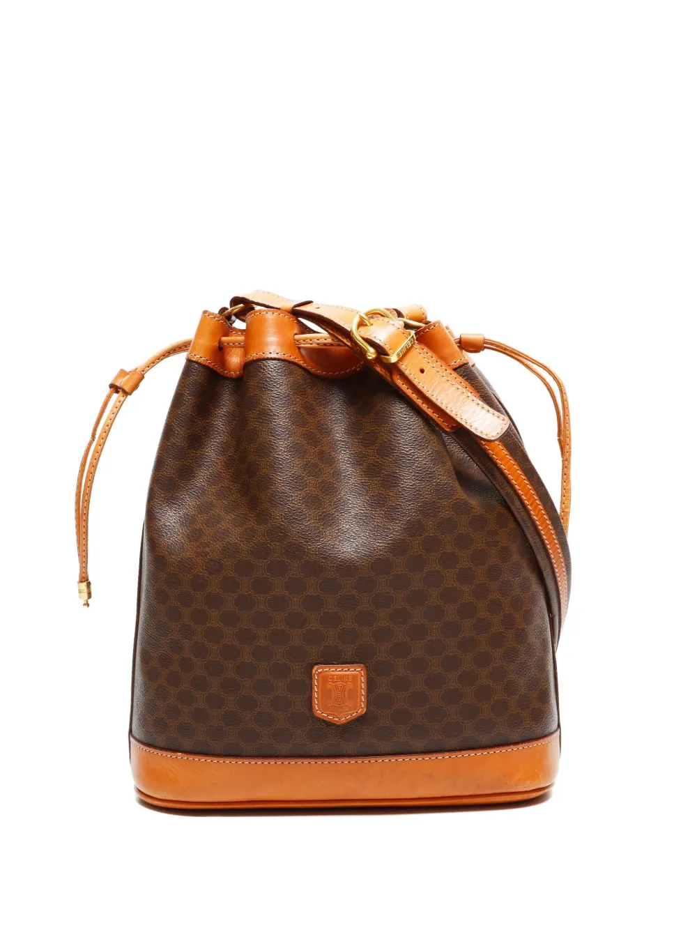 Celine Pre-Owned 1990-2000s Macadam shoulder bag - ブラウン