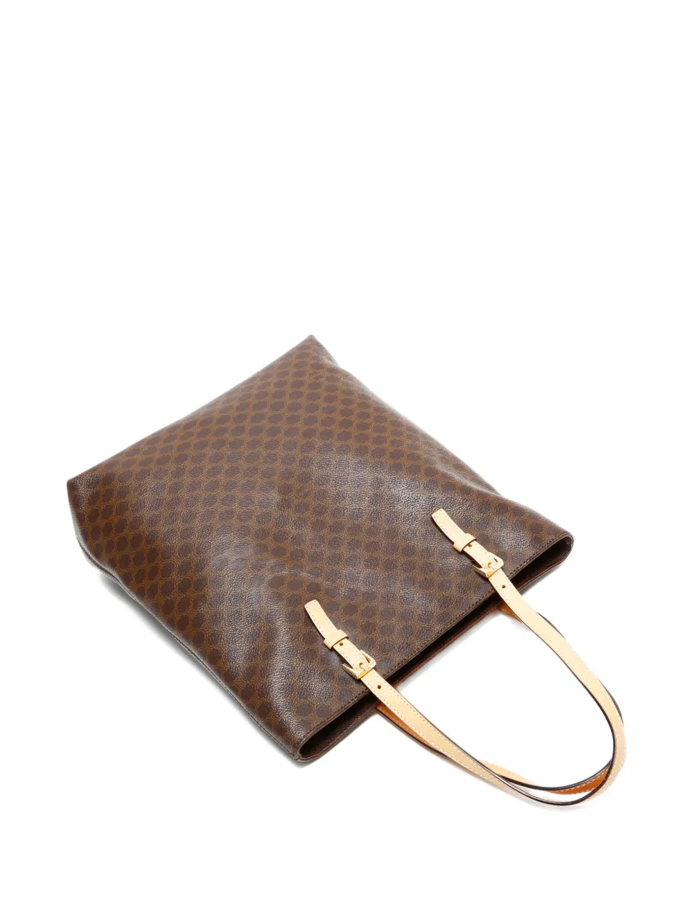 CELINE Pre-owned 2000s Macadam Tote Bag In Brown