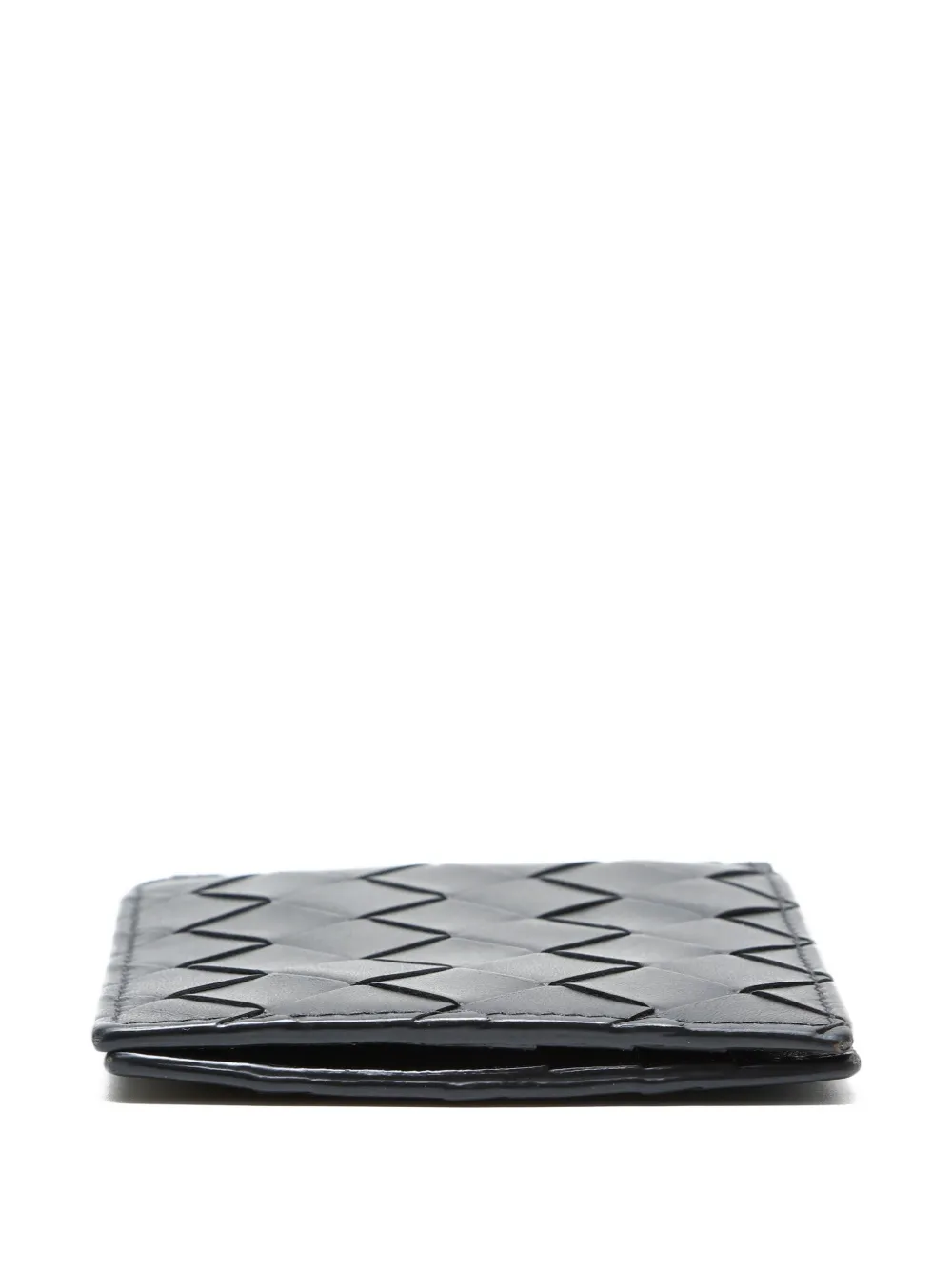Bottega Veneta Pre-Owned 2015-2025 intrecciato bifold wallet - ブラック
