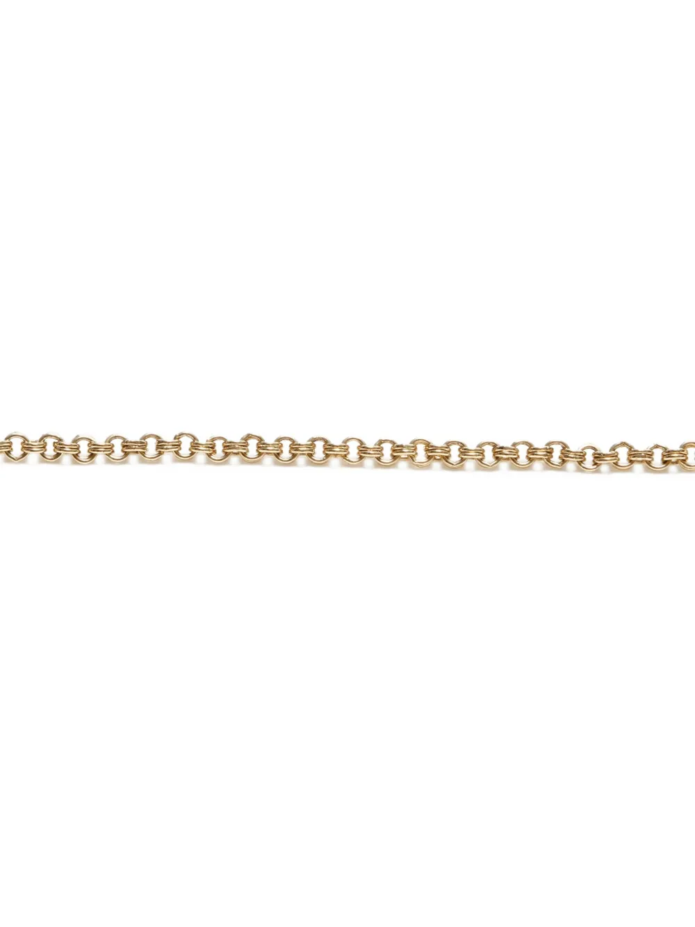 DIOR Pre-owned 1980-1990s Logo-detail Crystal Necklace In Gold