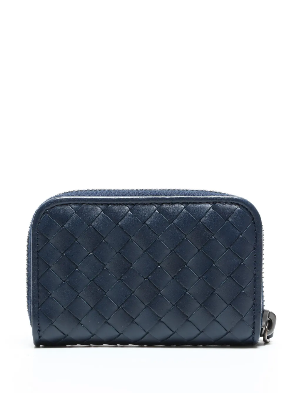 Bottega Veneta Pre-Owned monedero Intrecciato con cremallera 2012-2015 | azul | Image 1