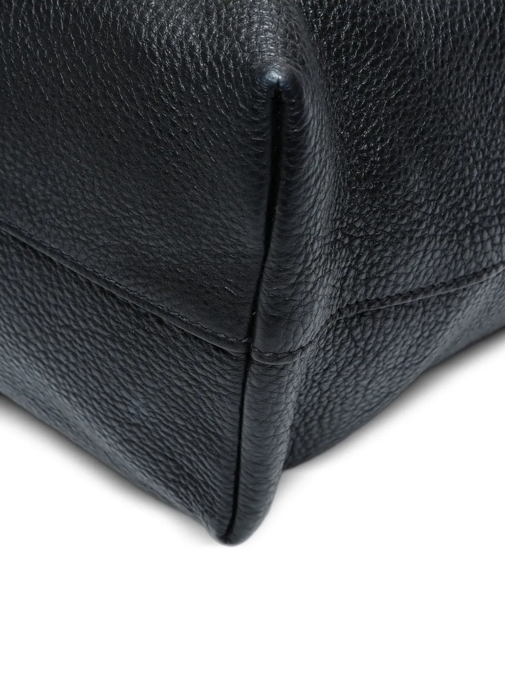 Pre-owned Prada 2010-2020s Two-way Leather Tote Bag In Black