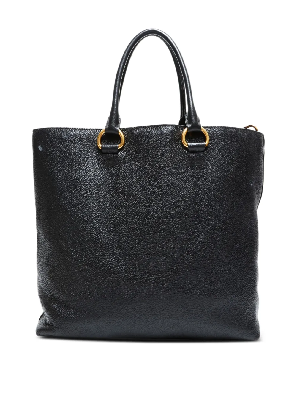 Prada Pre-Owned 2010-2020s two-way leather tote bag - ブラック
