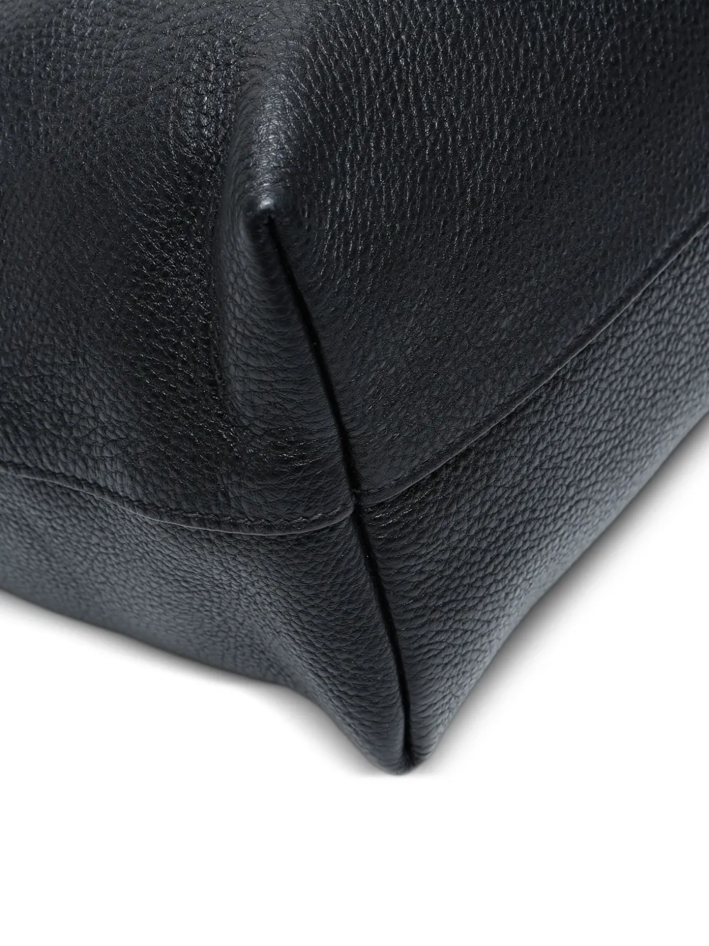 Pre-owned Prada 2010-2020s Two-way Leather Tote Bag In Black