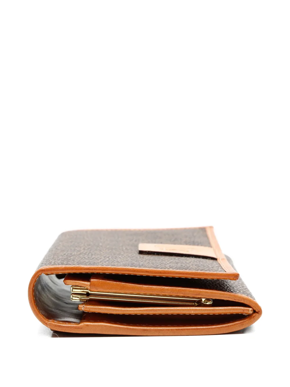 Pre-owned Celine 1990-2000s Macadam Long Wallet In Brown