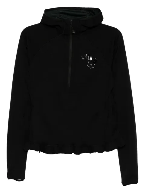 Cecilie Bahnsen top con volantes y cierre