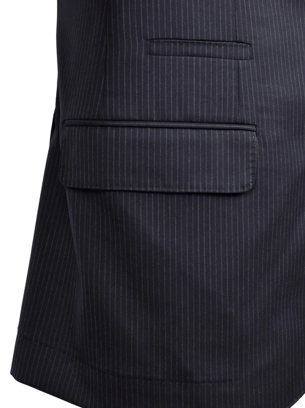Brunello Cucinelli pinstripe-pattern suit Blauw