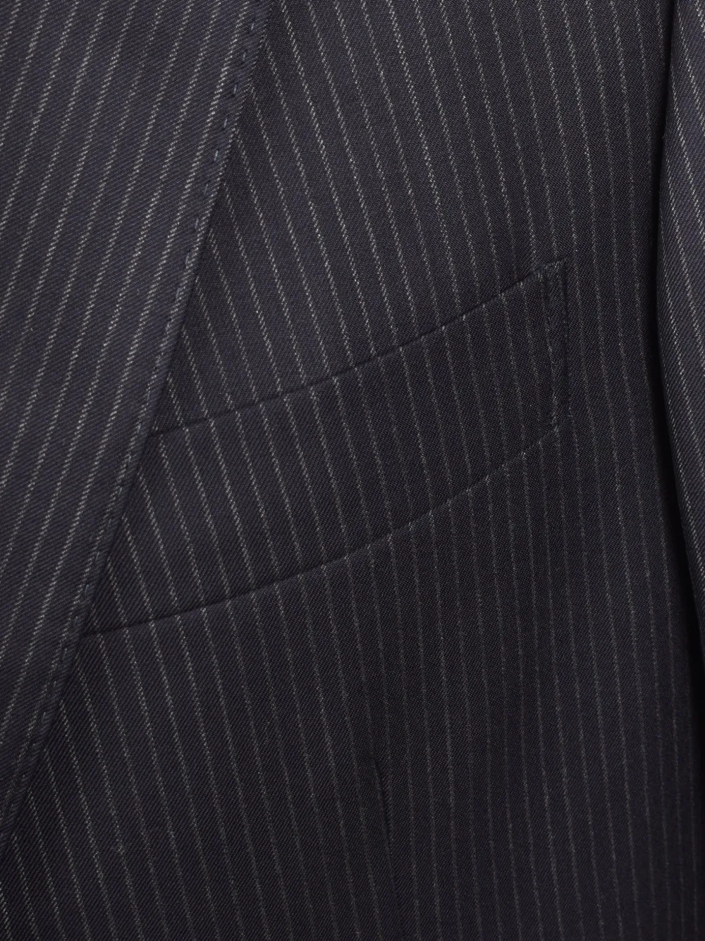 Brunello Cucinelli pinstripe-pattern suit Blauw