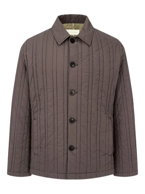 Man On The Boon. vertical-quilted padded jacket