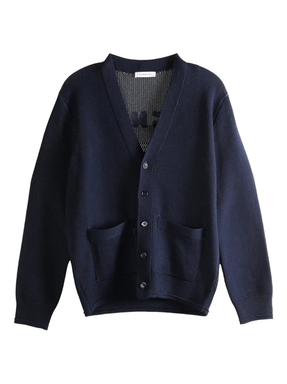 Givenchy V-neck button-up cardigan | Blue | Image 1