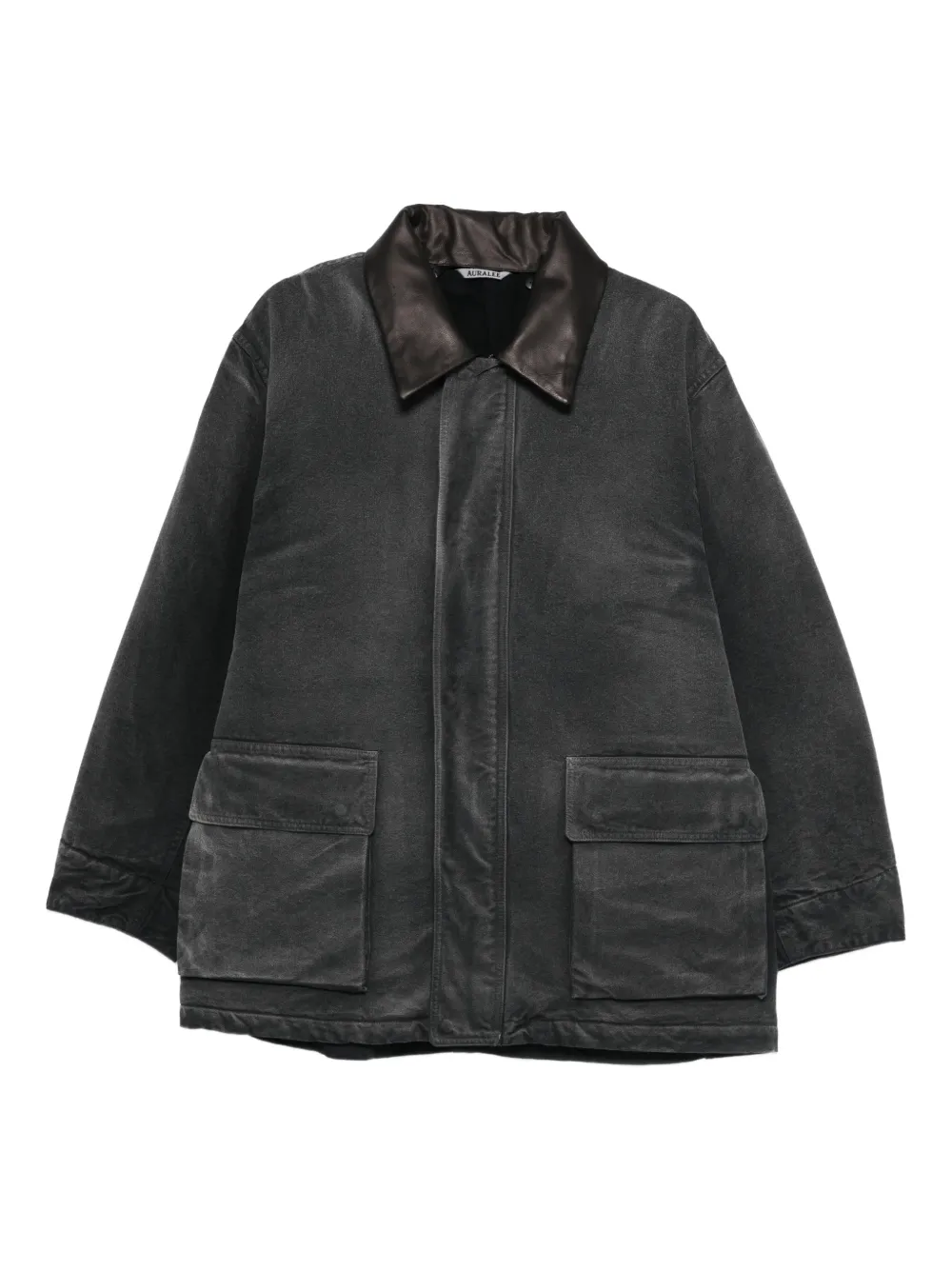 Auralee pocket collared jacket - Nero
