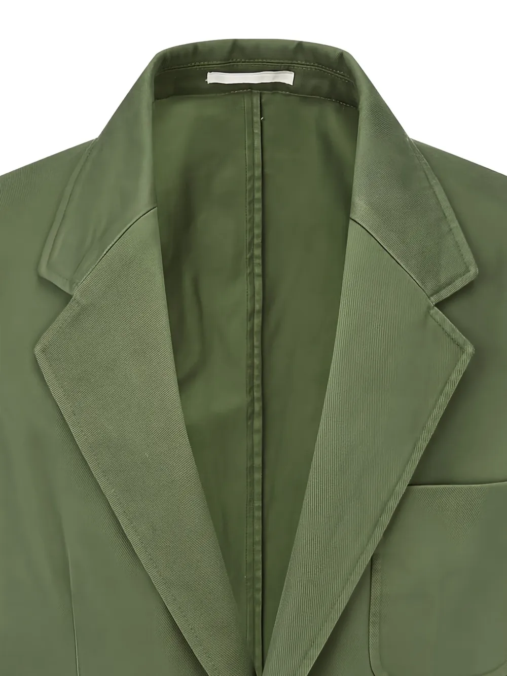 Man On The Boon. Twill Cotton Jacket In Green