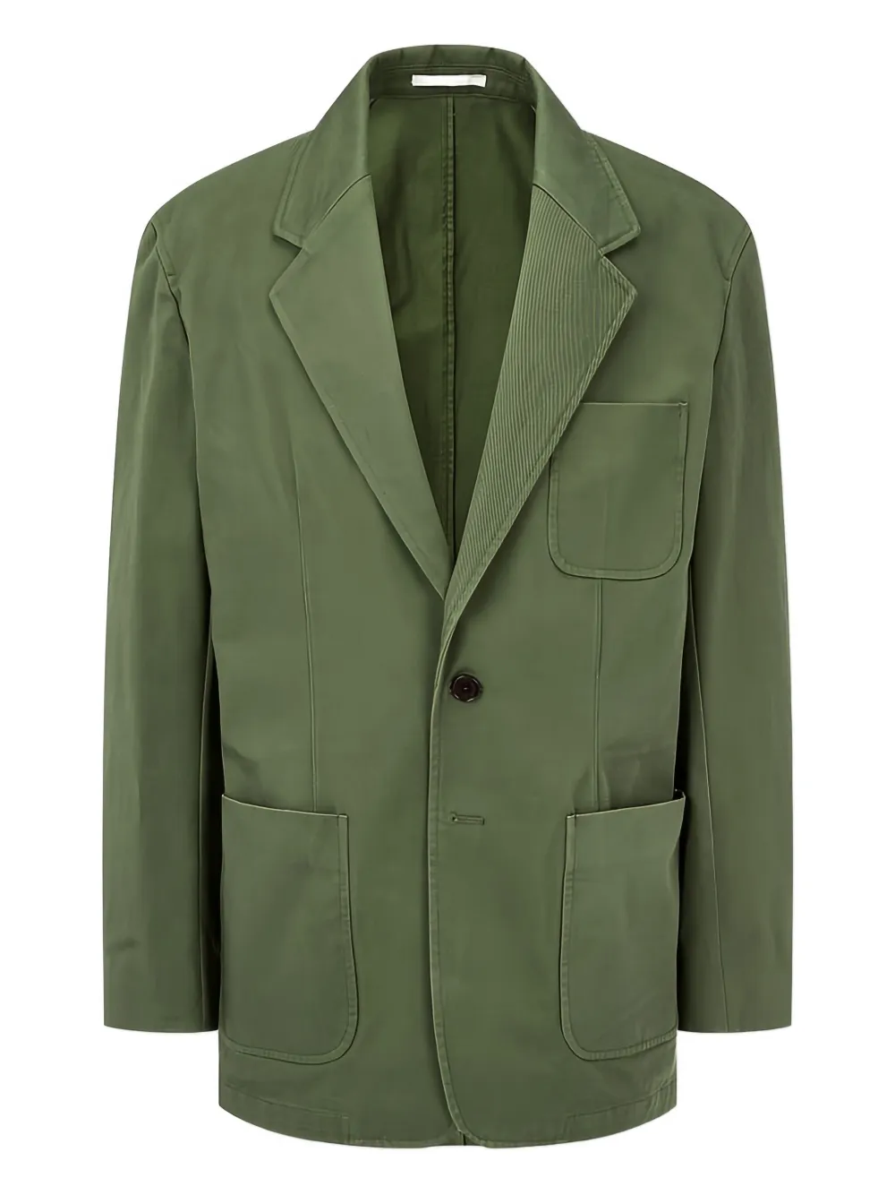 Man On The Boon. twill cotton jacket | Green | Image 1