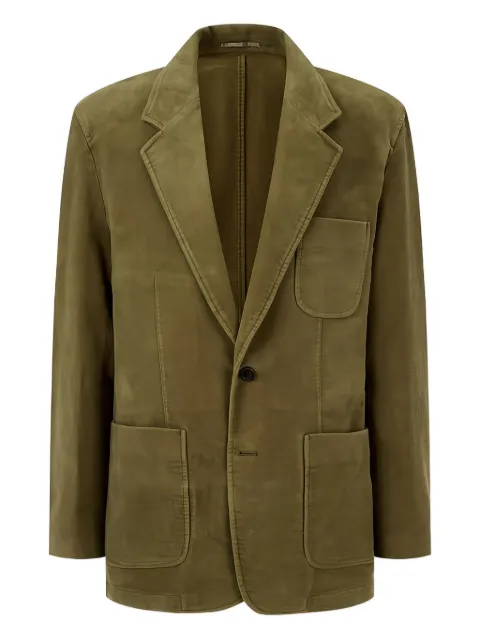 Man On The Boon. chaqueta con bolsillos de parche