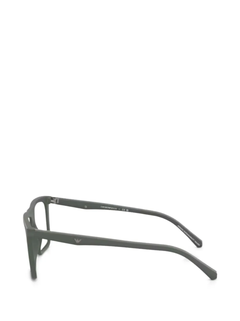Emporio Armani Bril met vierkant montuur Groen