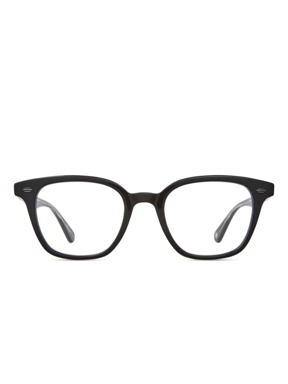 Garrett Leight Zac square-frame glasses | Black | Image 1