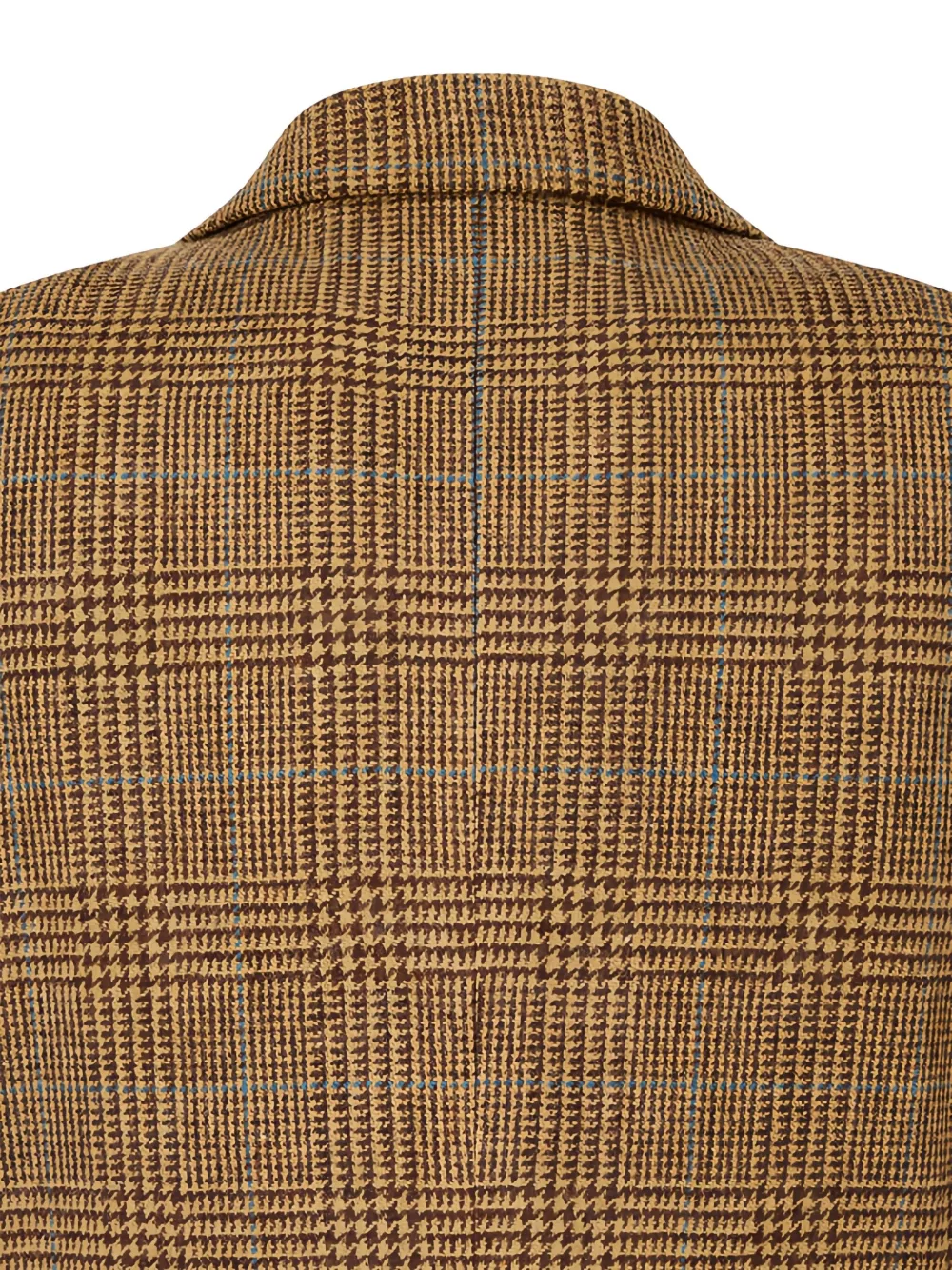 Man On The Boon. Glen-check Single Jacket In Brown