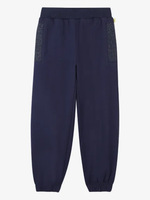 Billieblush glitter-pocket track pants 