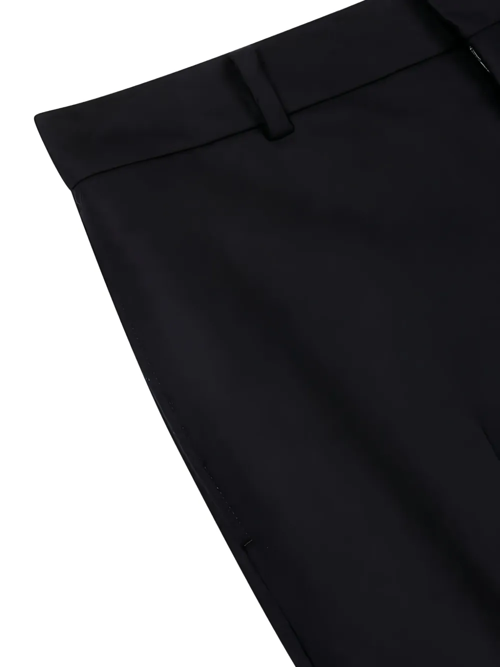 Man On The Boon. Flannel Soft Wool Pants In Black