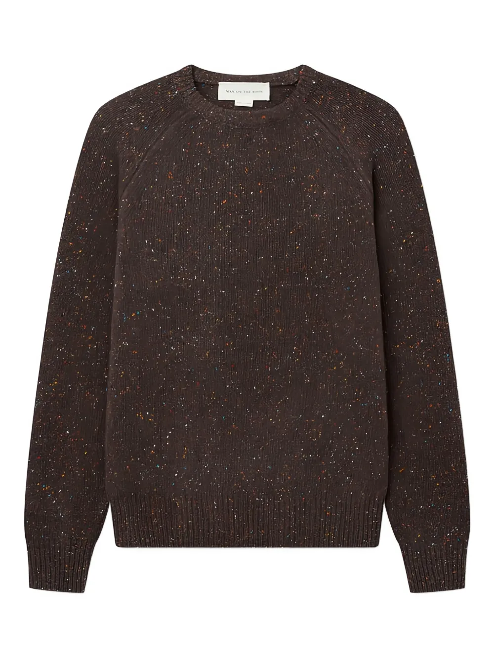 Man On The Boon. mélange-effect sweater | Brown | Image 1