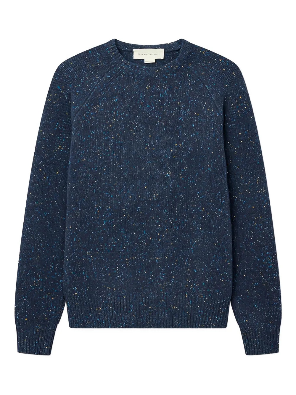 Man On The Boon. mélange-effect sweater | Blue | Image 1
