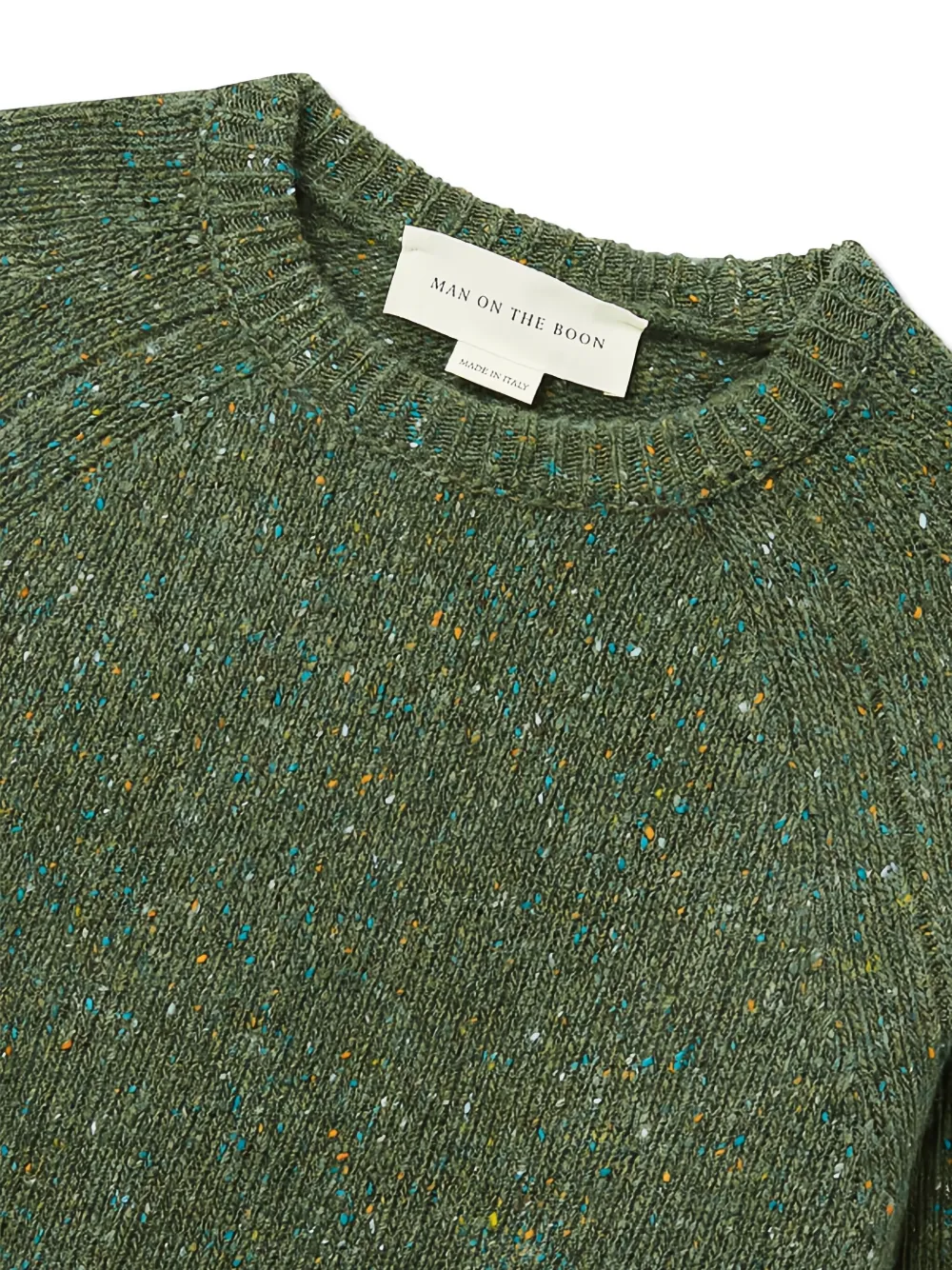 Man On The Boon. Kasjmier trui Groen