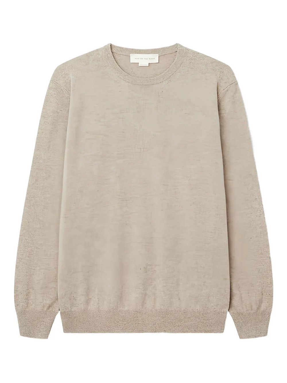 Man On The Boon. crew-neck sweater | Neutrals | Image 1