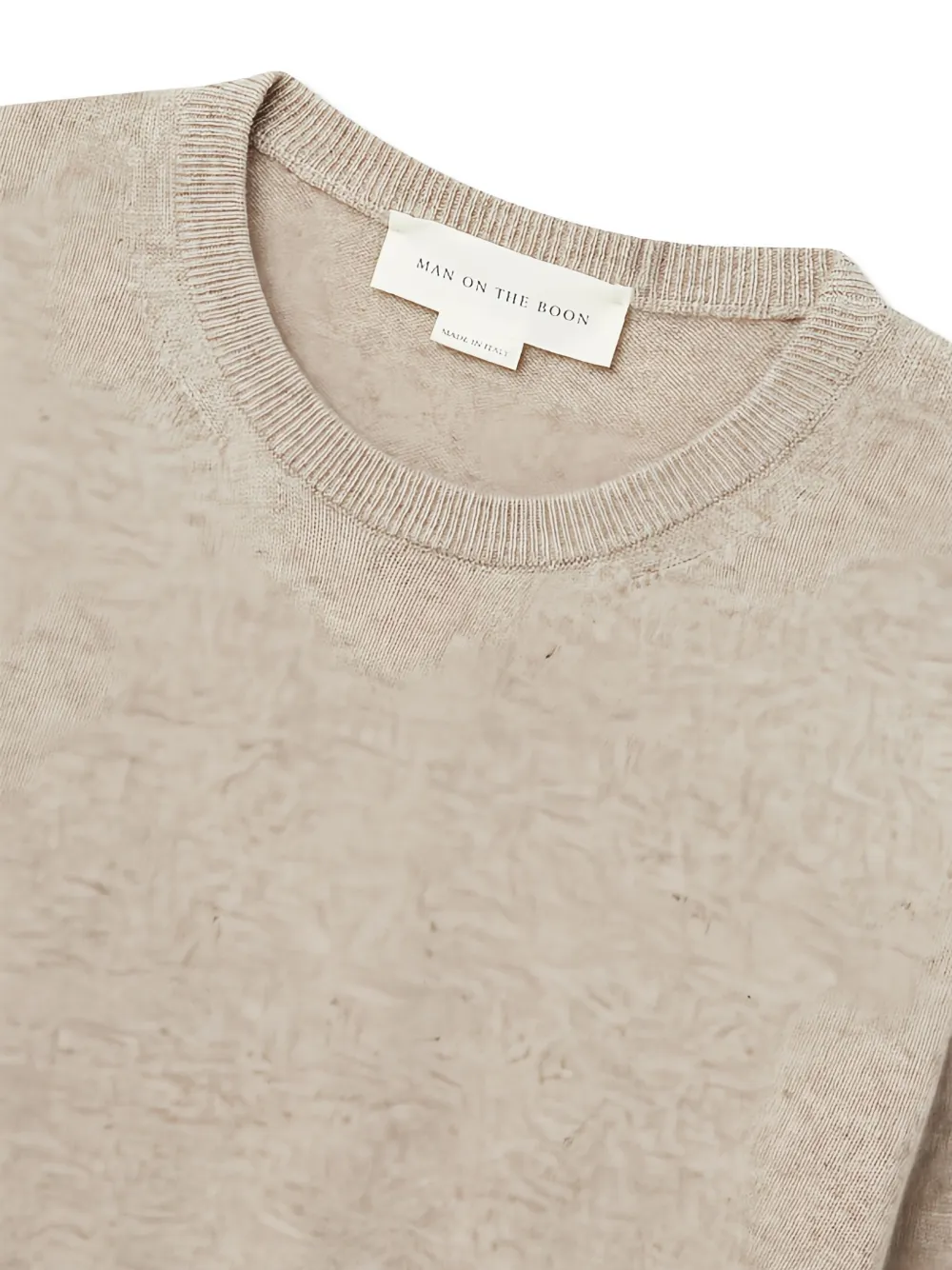 Man On The Boon. Crew-neck Sweater In Neutral