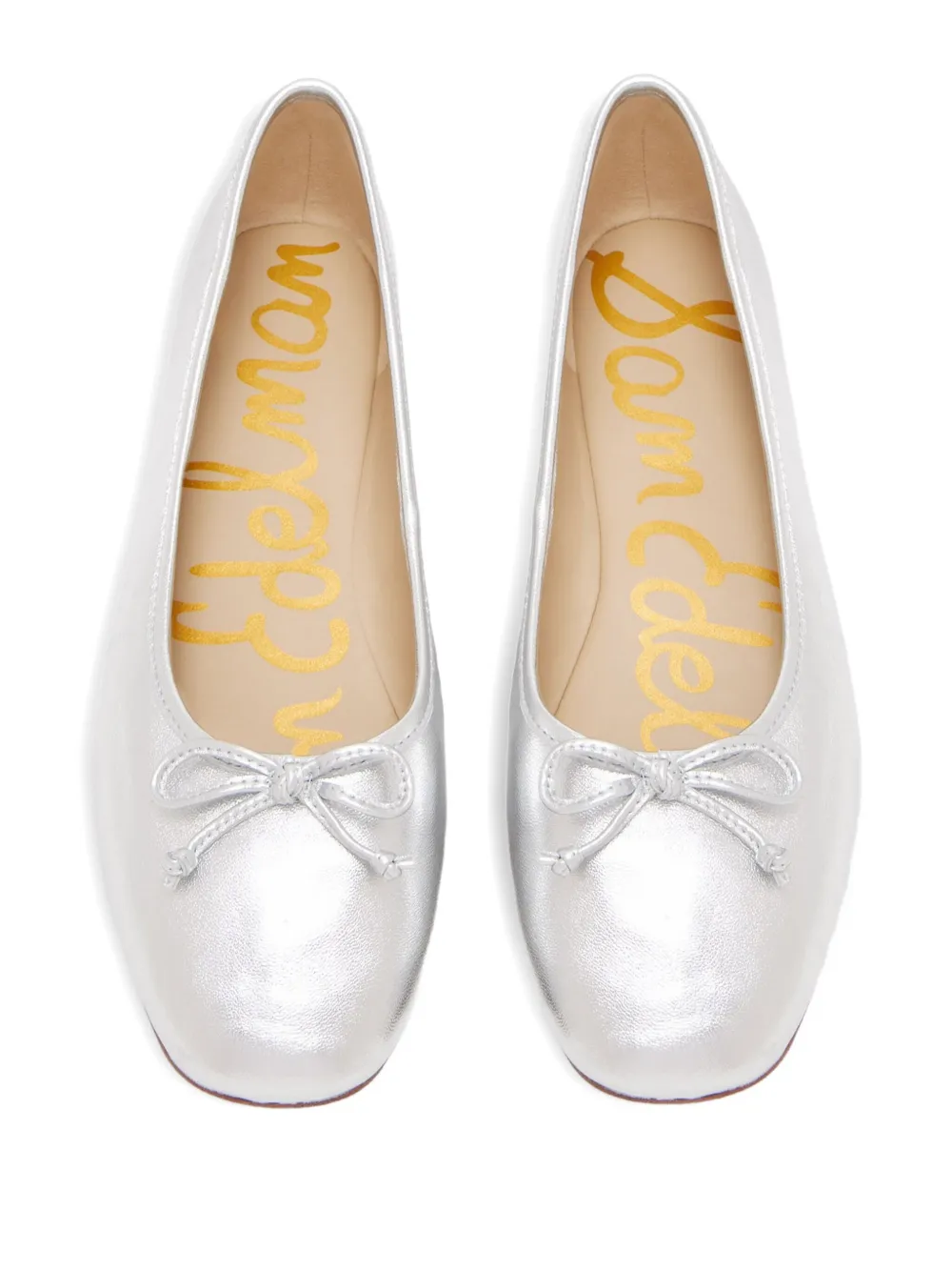 Sam Edelman bow-detail ballerine shoes Zilver