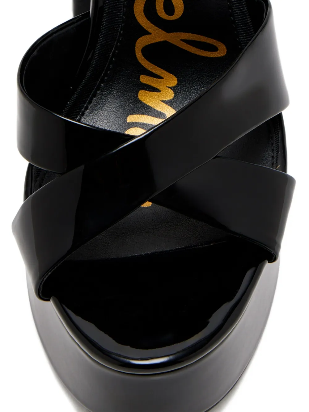 Sam Edelman 120mmSavannah platform-sole sandals Zwart