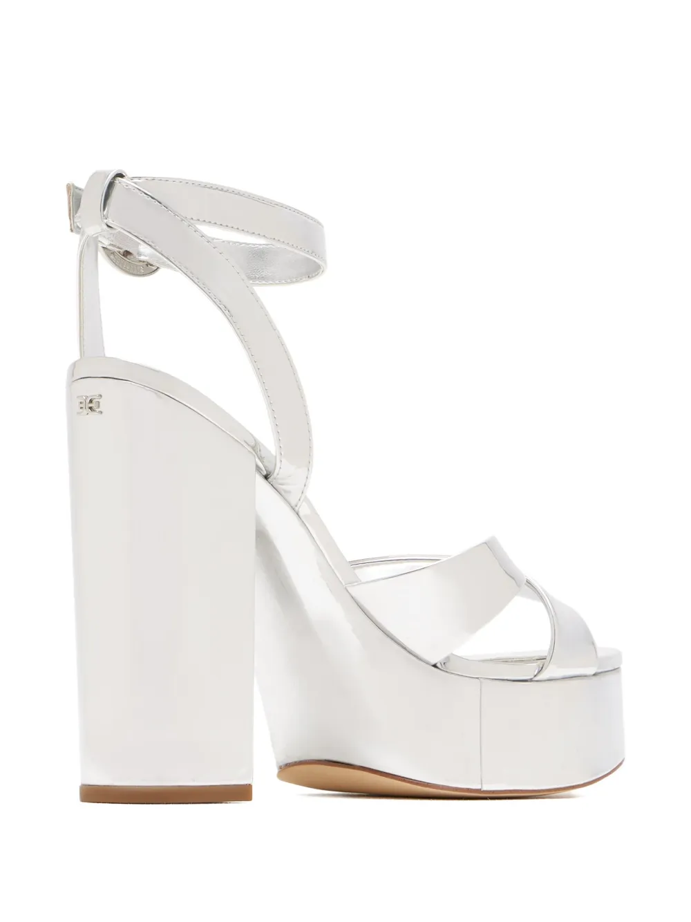 Sam Edelman 120 mm Savannah sandalen met plateauzool Zilver