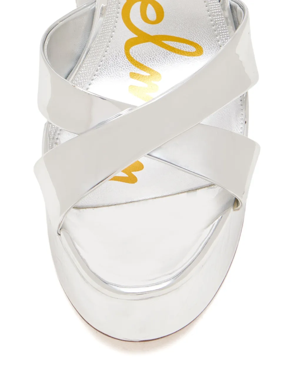 Sam Edelman 120 mm Savannah sandalen met plateauzool Zilver