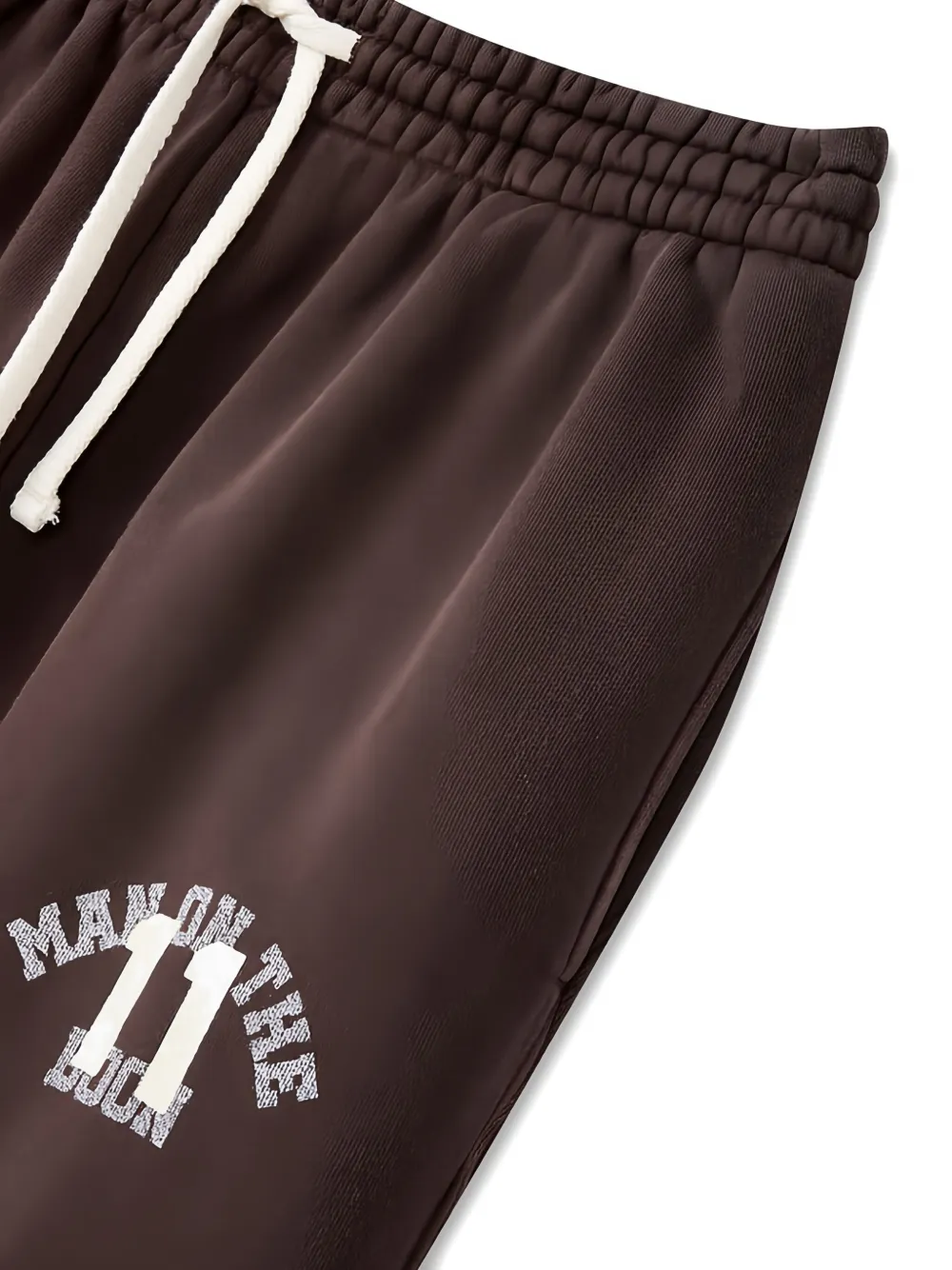 Man On The Boon. Cotton Track Pants In Brown