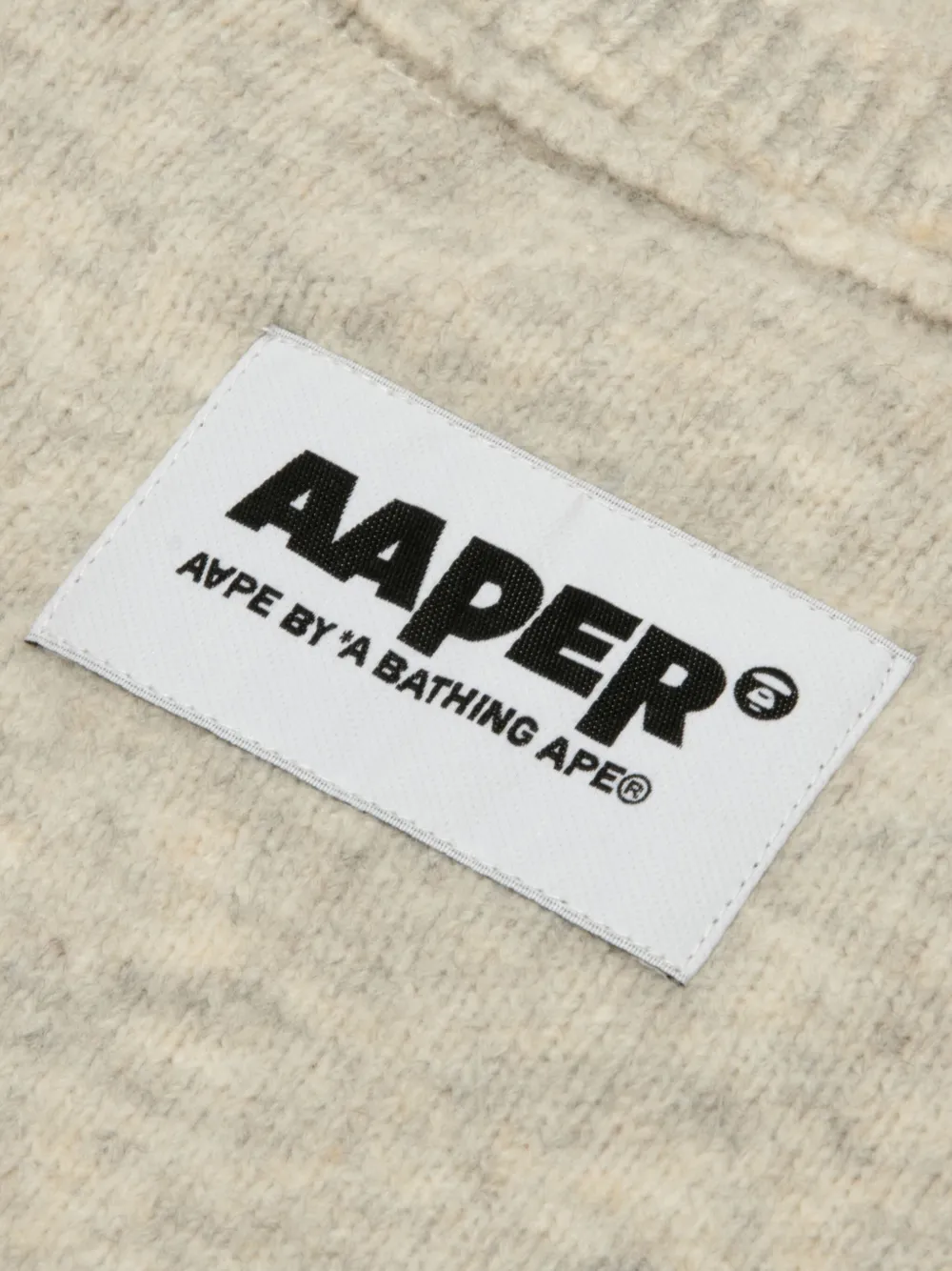 Aape By A Bathing Ape Logo Graphic Sweater In Neutral