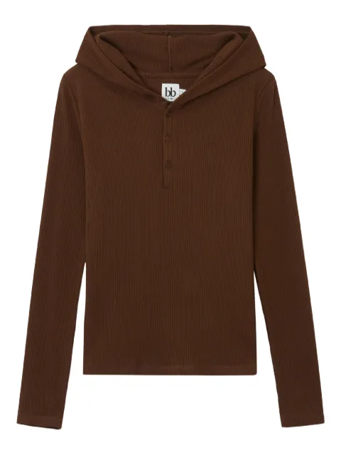 b+ab buttoned hoodie
