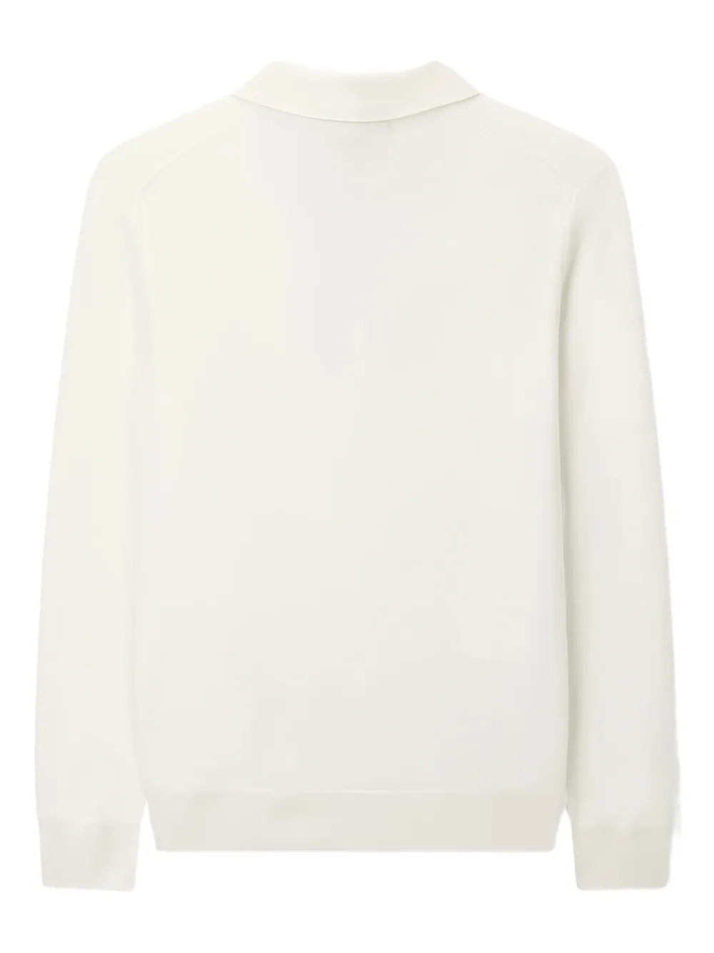 Man On The Boon. long-sleeve polo shirt - Wit