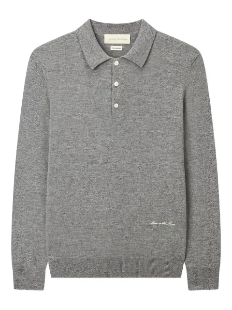 Man On The Boon. long-sleeve cashmere polo shirt