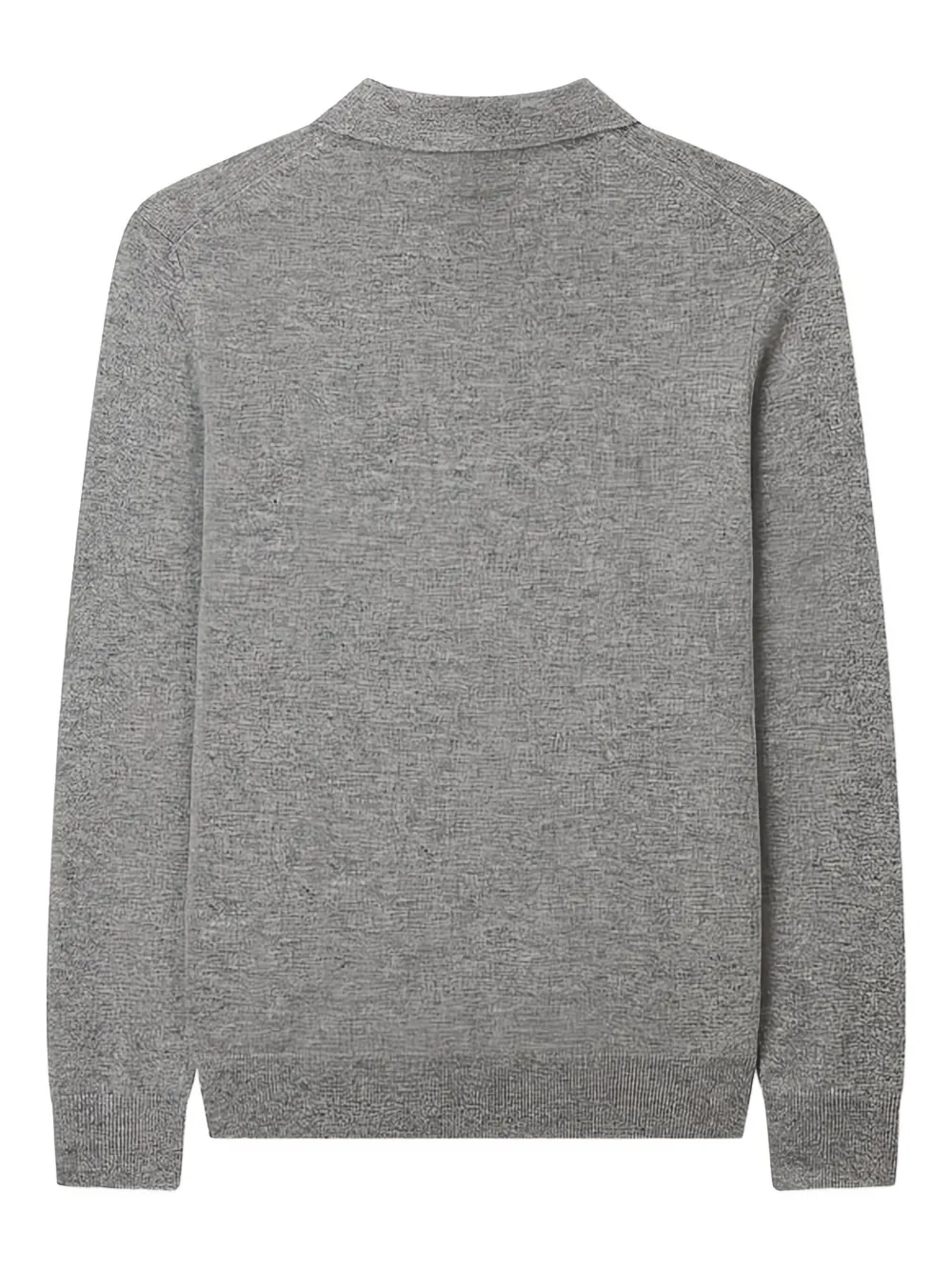 Man On The Boon. long-sleeve cashmere polo shirt - Grijs