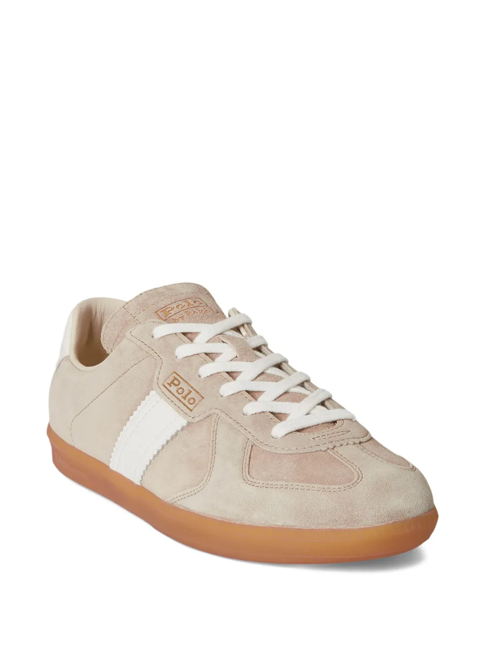 Polo Ralph Lauren Leren sneakers Beige