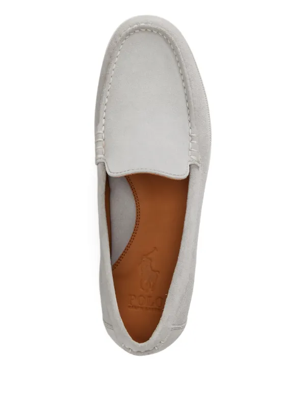 Polo Ralph Lauren Merton Suede Loafers | Grey | FARFETCH JO display picture 3
