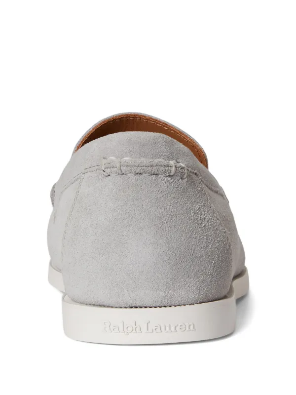 Polo Ralph Lauren Merton Suede Loafers | Grey | FARFETCH JO display picture 1