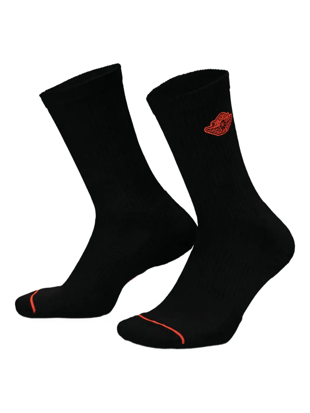 Nike embroidered-logo socks - Nero