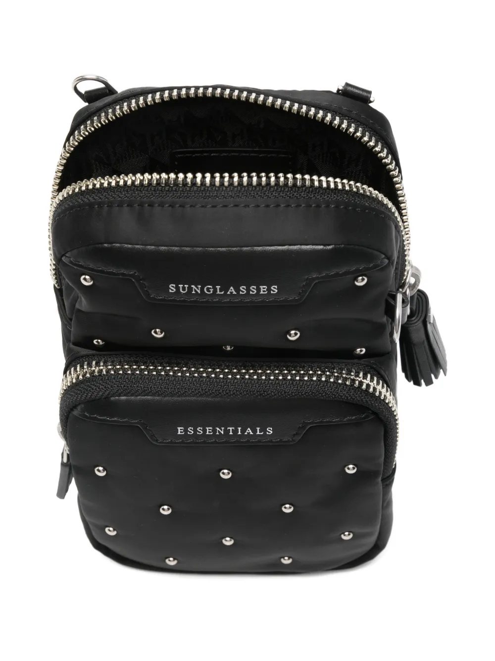 Anya Hindmarch Studded Mini Cross Body Bag In Black