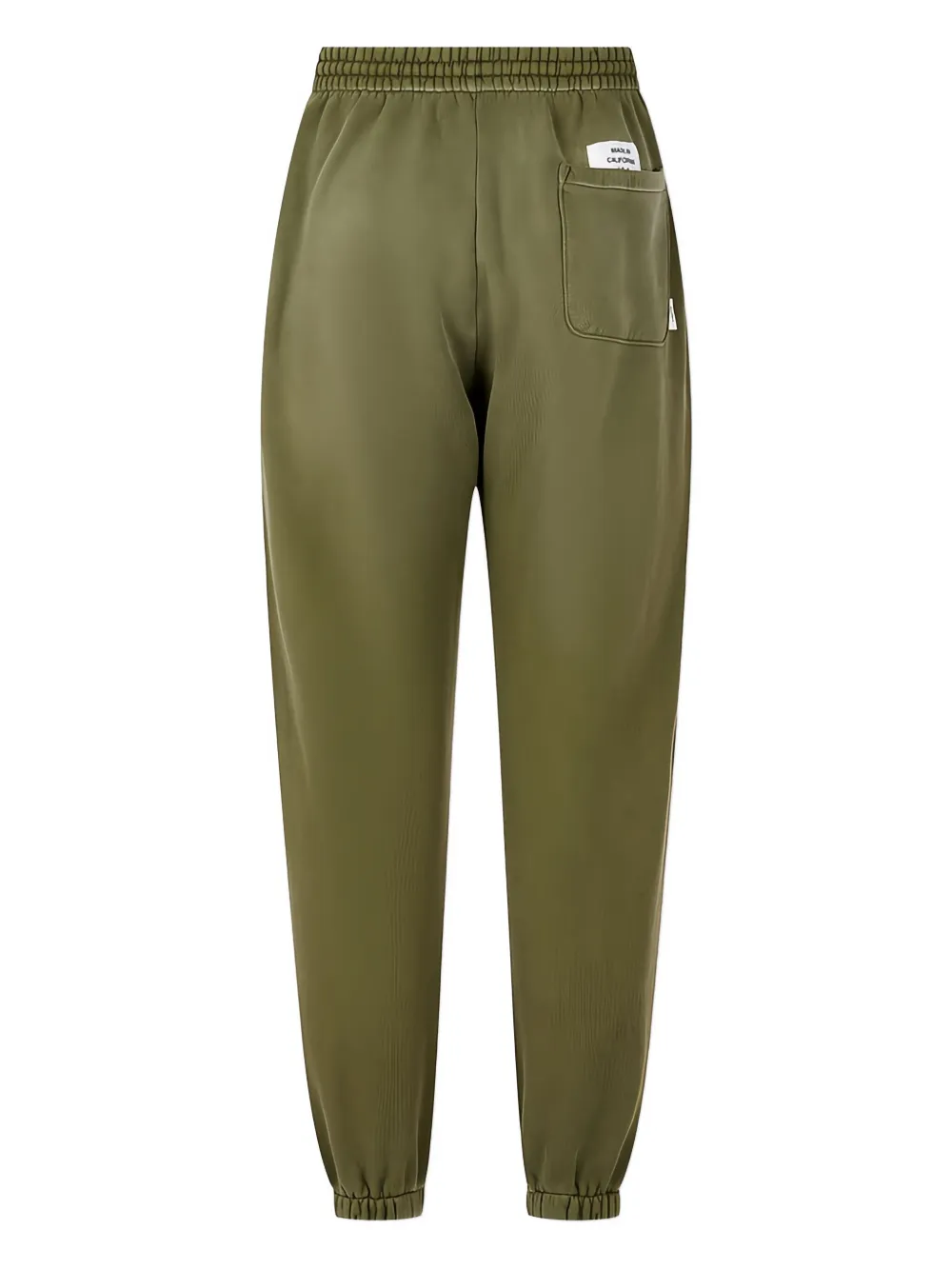 Man On The Boon. logo- embroidered trousers - Groen