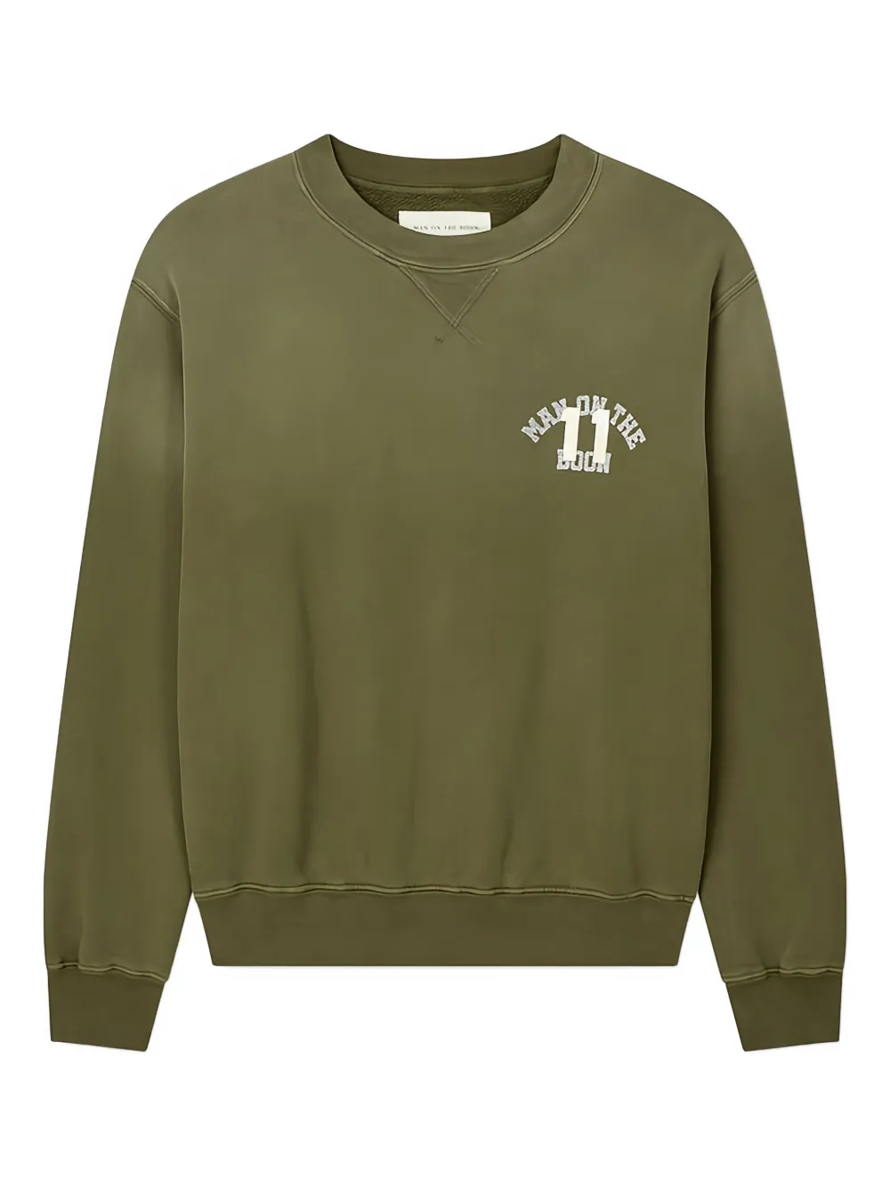Man On The Boon. logo-detailed sweatshirt | Green | Image 1