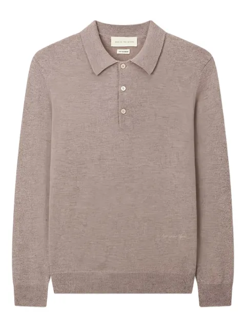 Man On The Boon. cashmere polo shirt