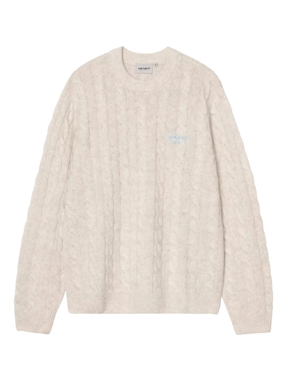 Carhartt WIP Signature embroidered-motif sweater | Neutrals | Image 1